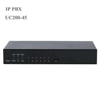 Новое поступление soho IP PBX UC200-45 с 220 пользователями SIP, 45 одновременными звонками, бесплатная телефонная система VOIP PBX для средних и малых офисов