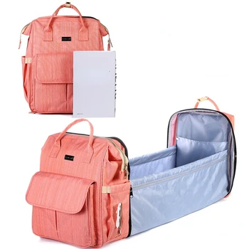 Новый Складной рюкзак-кровать для хранения младенцев, многофункциональная портативная сумка для хранения большой емкости с двойными плечами