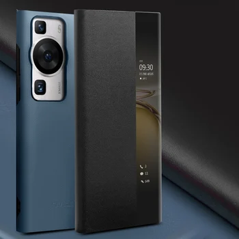 Новый Чехол Для телефона Qialino из натуральной Кожи, Чехлы Для Huawei Ascend P60 Pro, Тонкий Флип-чехол с функцией Smart View Cover Для P60 Pro Case