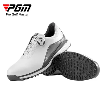 Обувь для гольфа PGM, мужская спортивная обувь на шнуровке, противоскользящая обувь
