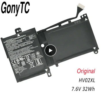 Оригинальный Аккумулятор GONYTC HV02XL HSTNN-LB6P для ноутбука HP X360 11-K132TU 11-K048TU TPN-Q164 TPN-W112 796219-421 Hewlett Packard