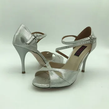 Пикантные новые туфли для танцев Аргентинского танго, Свадебные туфли, вечерние туфли для женщин, обувь для фламенко, кожаная подошва, T6226D-SL, высокий каблук