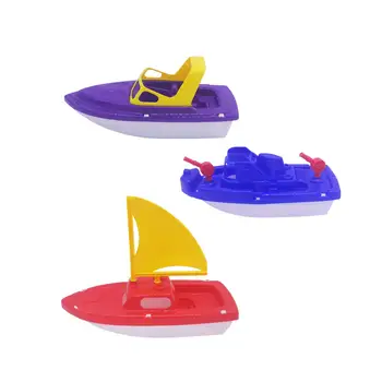 Плавучая лодка Игрушки для ванны Игра для душа Креативные Гладкие лодки для ванны Корабельные игрушки для вечеринок Подарок для детского сада на День рождения