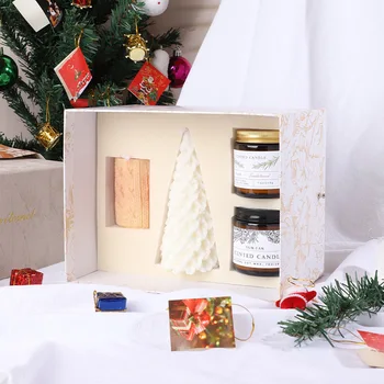 Подарочная коробка для ароматерапевтических свечей ручной работы, Подарочная Ароматическая свеча, украшения для домашних свечей, Праздничный подарочный набор, Освежитель воздуха
