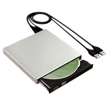 Портативный USB 2.0 Внешний проигрыватель CD-RW Оптический привод CD DVD ROM VCD Writer Reader для компьютера Ноутбук Notebook PC