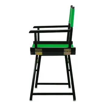 Портативный складной табурет, стул директора, черная рамка-зеленый холст, удобный и прочный для улицы и Я