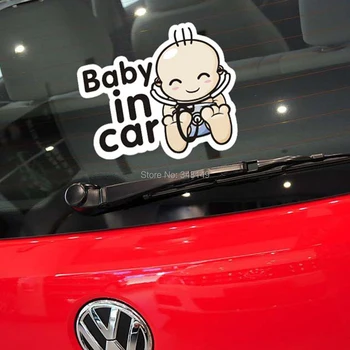 Предупреждающая наклейка Aliauto Baby in Car и отличительные знаки для Toyota Chevrolet cruze Volkswagen skoda polo Golf Hyundai opel Kia Lada