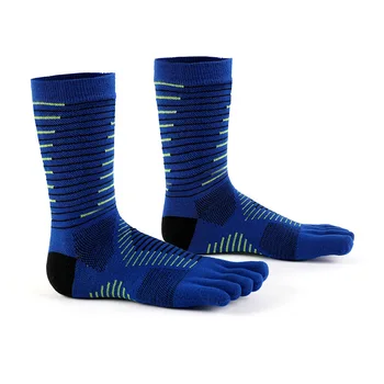 Профессиональные спортивные носки для бега с пятью пальцами, Мужские быстросохнущие компрессионные носки для марафона на открытом воздухе, быстрая сушка на открытом воздухе