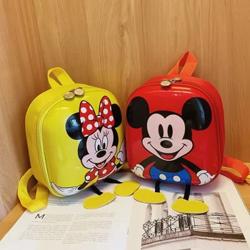 Рюкзак Disney 3D mochila escolar Minnie Mickey Детский сад EVA Школьный рюкзак Hard Shell Рюкзак Мультфильм Милые дети