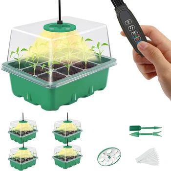 Светодиодная лампа для выращивания Комнатный дизайн Радиатор для светодиодной системы выращивания гидропоники Фитосветильник для выращивания саженцев растений