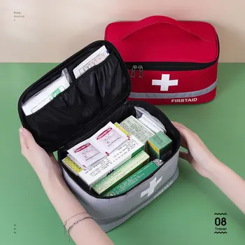 Сумка для хранения лекарств, дорожная аптечка, Сумки для лекарств, органайзер, Походная сумка для выживания на открытом воздухе, чехол для таблеток
