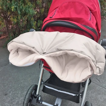 Теплые перчатки для детской коляски, зимняя муфта с флисовой подкладкой для детской коляски, грелка для рук