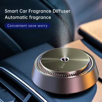 Умный Автомобильный Освежитель воздуха, автомобильный диффузор, USB-перезаряжаемый парфюмерный диффузор, 3 передачи, регулируемый ультразвуковой автомобильный диффузор эфирных масел