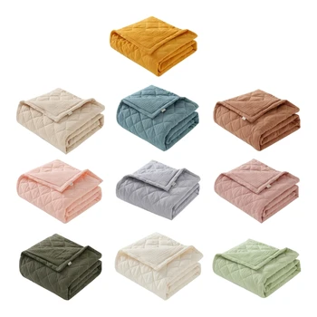 Хлопчатобумажное Пеленальное одеяло Легкое Детское Одеяло для Новорожденных Обеспечивает Спокойный сон