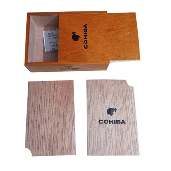 Хьюмидор для сигар из соснового дерева, коробка для сигар из кедра, вмещает от 10 до 25 сигар Бесплатная доставка