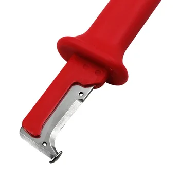 ЦВЕТА марка 31HS Немецкий стиль Кабельный Нож Для Зачистки проводов Патентные инструменты для зачистки Фиксированным крючком Лезвие