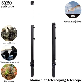 Цельнометаллический Монокулярный Телескоп 5x20 HD Periscope Портативный Открытый Монокуляр Escondido Spyglass Для Рыбалки, Охоты, Кемпинга
