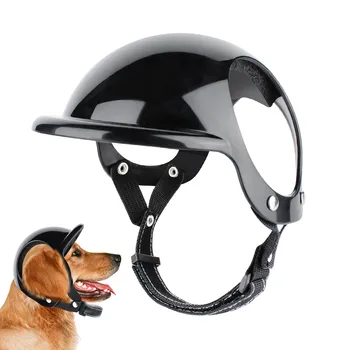 Шлем для домашних животных Мотоциклетный шлем Аксессуары для собак и кошек Игрушка для домашних животных Шляпа Головной убор Аксессуары для собак для маленьких собак шлем для собак
